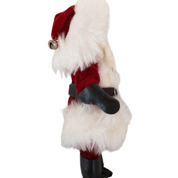 Santa Claus Doll Sleepy Eyes 8" Celluloid? Vintage 1950s 50s MCM RARE - Picture 3 of 10